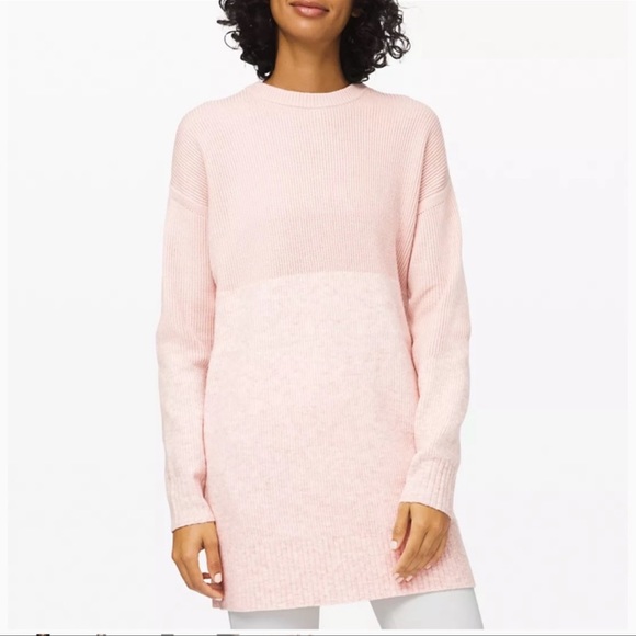 Lululemon Restful Intention Sweater size Small Pink Bliss - Picture 1 of 9